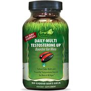 Daily-Multi Testosterone UP Booster for Men, 60 Liquid Soft-Gels, Irwin Naturals