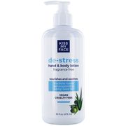 De-Stress Hand & Body Lotion - Fragrance Free, 16 oz, Kiss My Face