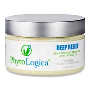 Deep Relief Hemp Intensive Rub 500 mg with 10% EMU Oil, 3.8 oz, PhytoLogica