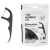 Dental Floss Picks Double Thread - Charcoal