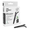 Dental Floss Picks with Grip Handle - Charcoal