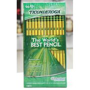 Dixon Ticonderoga HB #2 Yellow Woodcase Pencil, 96 Count
