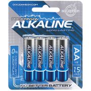 Doc Johnson Alkaline Batteries - AA, 4 Pack, Doc Johnson