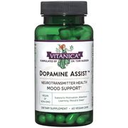 Dopamine Assist, Neurotransmitter Mood Support, 60 Vegetarian Capsules, Vitanica