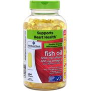 Double Strength Wild Alaskan Fresh Fish Oil 1200 mg, 200 Softgels, Member's Mark