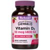 EarthSweet Chewables Vitamin D3 400 IU, Raspberry Flavor