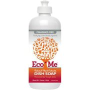 Eco-Me Dish Soap Liquid, Natural Plant Extracts, Fragrance Free, 16 oz