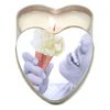 Edible Massage Heart Candle, Peach