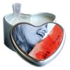 Edible Massage Heart Candle, Watermelon