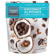 Edward Marc Chocolatier Coconut Almonds with Dark Chocolate, 32 oz (907 g)