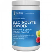 Electrolyte Powder, Raspberry & Lemon, 680 g (100 Servings), Dr. Berg Nutritionals