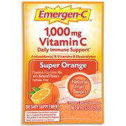 Emergen-C Super Orange Vitamin Drink Mix Powder, 10 Packets, Alacer