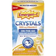Emergen-C Crystals, Orange Vitality, 28 Stick Packs, Alacer