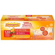 Emergen-C Vitamin C 1000 mg Daily Immune Support Variety Pack Drink Mix, 120 Packets, Alacer