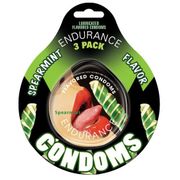 Endurance Condoms - Spearmint Flavored, 3 Pack Discs, Hott Products