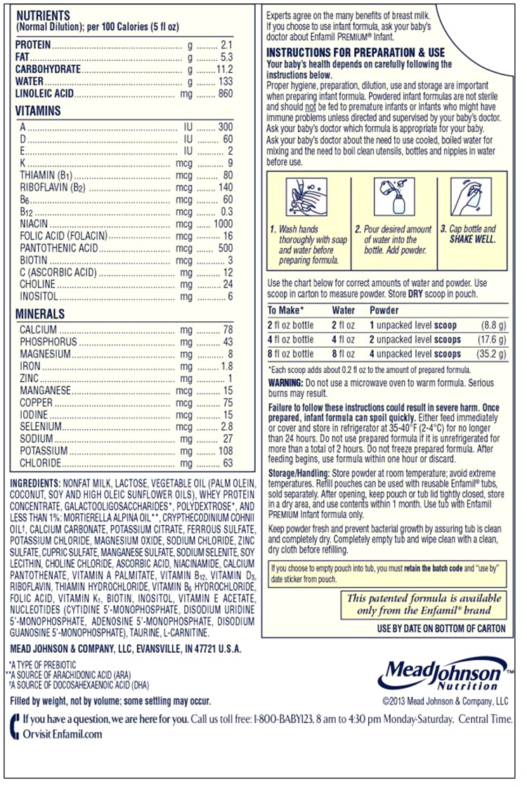 Enfamil Premium Infant Formula MilkBased Powder with Iron Refill
