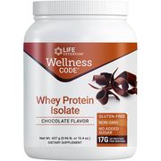 Wellness Code Whey Protein Isolate - Chocolate, 437 g, Life Extension