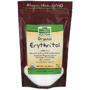 Erythritol Organic, Natural Sweetener, 1 lb, NOW Foods