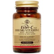 Ester-C Plus 1000 mg Vitamin C (Ester-C Ascorbate Complex), 60 Tablets, Solgar