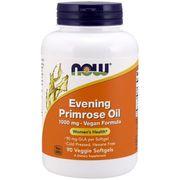 Evening Primrose Oil 1000 mg Vegan Formula, 90 Veggie Softgels, NOW Foods