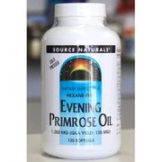 Evening Primrose Oil 1350 mg (GLA 135 mg) Hexane-Free, 120 Softgels, Source Naturals