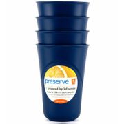 Everyday Cups, Midnight Blue, 16 oz x 4 Pack, Preserve