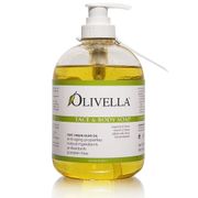 Face & Body Olive Oil Liquid Soap, 16.9 oz (500 ml), Olivella
