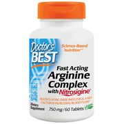 Fast Acting Arginine Complex with Nitrosigine, 60 Tablets, Doctor's Best