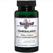 FemRebalance, Hormone Balance Support, 60 Vegetarian Capsules, Vitanica
