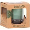 Feng Shui Jar Candle in Gift Box, with Pure Essential Oils, Wood Creativity (Green)