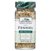 Fennel, Whole, 100% Organic, 1.3 oz x 6 Bottles, Spice Hunter