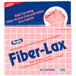 Fiber-lax Polycarbophil 500 mg, 60 Tablets, Watson Rugby