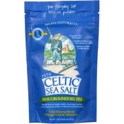 Fine Ground Salt Resealable Bag, 8 oz, Celtic Sea Salt