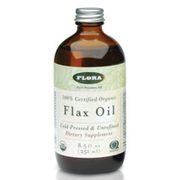 Flax Oil, Certified Organic, 8.5 oz, Flora Health
