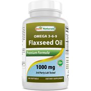 Flaxseed Oil 1000 mg, 240 Softgels, Best Naturals