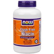 Flush Free Niacin 500 mg, 180 Vcaps, NOW Foods