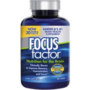 FocusFactor Supports Memory, Concentration and Focus, 180 Tablets, Factor Nutrition Labs