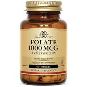 Folate 1000 mcg, 60 Tablets, Solgar