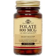 Folate 800 mcg, 100 Tablets, Solgar