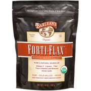 Forti-Flax, Organic Ground Flaxseed Pouch, 14 oz, Barlean's Organic Oils
