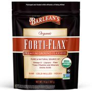 Forti-Flax, Organic Ground Flaxseed Pouch, 14 oz, Barlean's Organic Oils