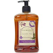 French Liquid Soap, Lavender Aloe, 16.9 oz, A La Maison