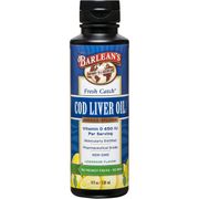 Fresh Catch Cod Liver Oil Liquid, Lemonade Flavor, 8 oz, Barlean's Organic Oils
