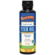 Fresh Catch Fish Oil Liquid, Orange Flavor, 8 oz, Barlean's Organic Oils