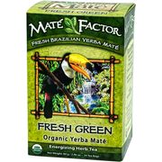Fresh Green Organic Yerba Mate Herb Tea, 20 Tea Bags, Mate Factor