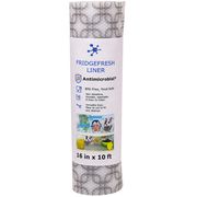 FridgeFresh Liner (Antimicrobial, BPA Free, Food Safe Fridge Liner), Grey Square, 10 FT, AltCooking Hub