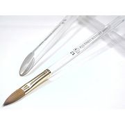 Fuji Finest Kolinsky Nail Brush (Long Acrylic Handle) Oval Style #12