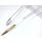 Fuji Finest Kolinsky Nail Brush (Long Acrylic Handle) Oval Style # 8