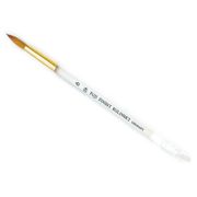 Fuji Finest Kolinsky Nail Brush (Long Acrylic Handle) Round Style # 6