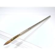 Fuji Finest Kolinsky Nail Brush (Long Wood Handle) Oval Style # 6